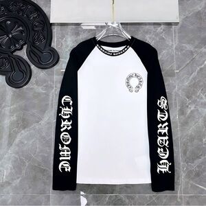 [NEVER WORN] Chrome Hearts Black and White Long Sleeve Shirt